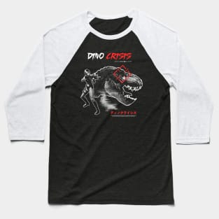 Dino Crisis Gloomy Halftone Fanart Design Baseball T-Shirt